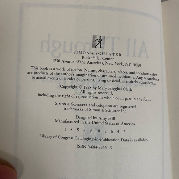 All Through The Night By Mary Higgins Clark Novel - Picture 7 of 10